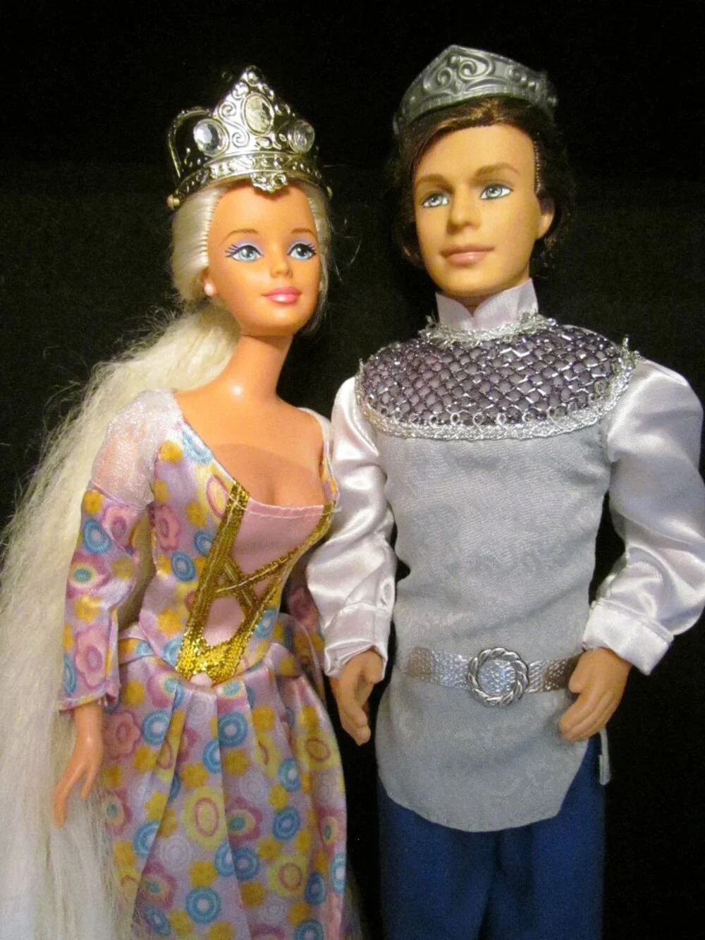PRINCE STEFAN, RAPUNZEL'S WEDDING MOVIE SERIES KEN DOLL w BROWN ROOTED HAIR 2005